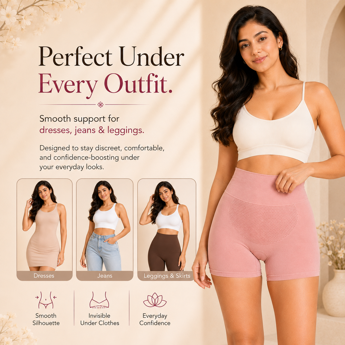 High-Waisted Tummy Tucking Shorts