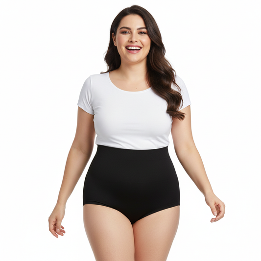 High-Waisted Tummy Control Seamless Underwear Pack Of 2