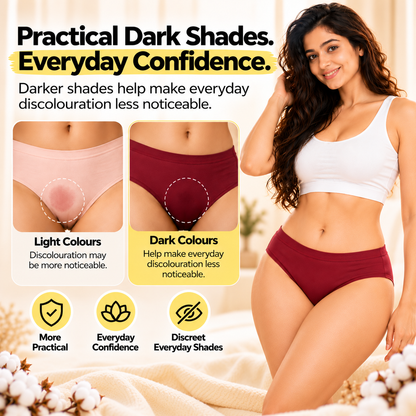 Cool & Comfee Women's Full-Coverage Everyday Underwear – Pack of 4