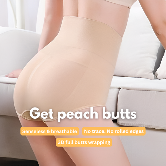 High-Waisted Tummy Control Underwear – Set of 4.