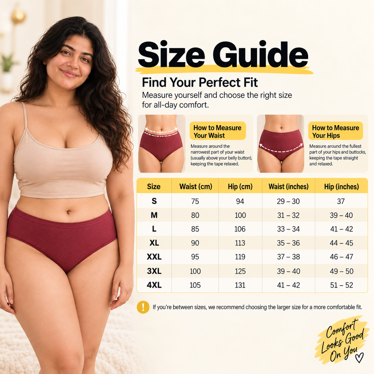WOMENS Everyday Comfort Cotton Panties – Pack of 5