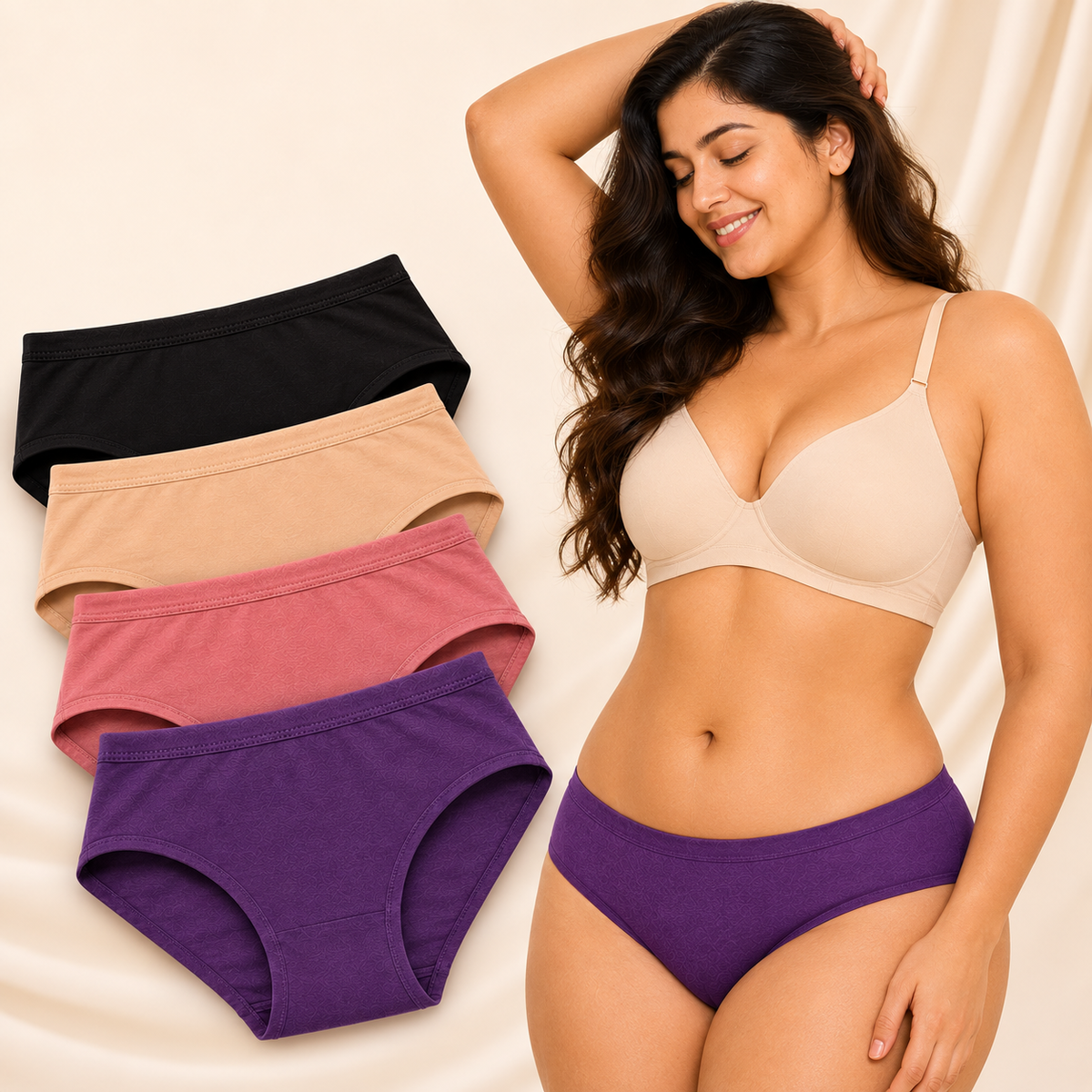 Bamboo Comfort Panties – Pack of 4