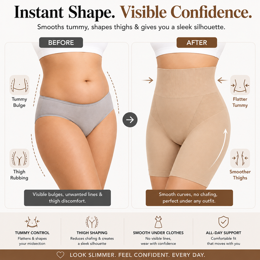 Women’s Tummy Control Thigh Slimming  Seamless  Body Shaper Shorts