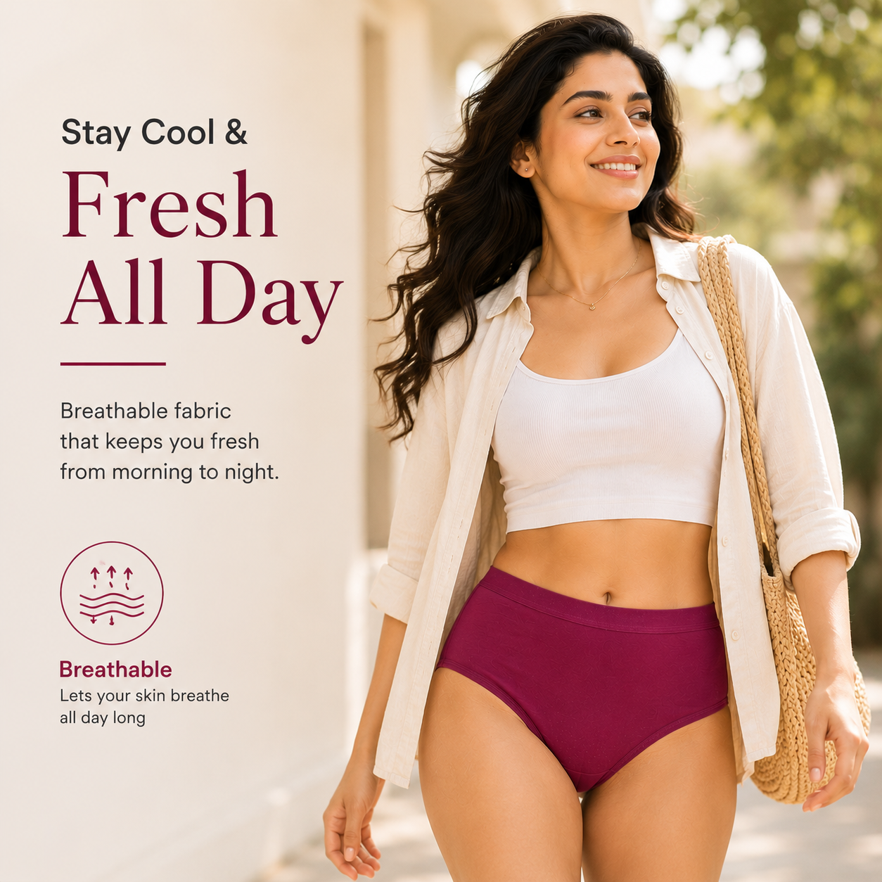 WOMENS All day Comfort Everyday Cotton Panties - Pack Of 5 (Copy)