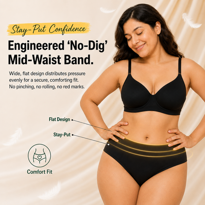 Pack Of 5 - Everyday Bamboo Panties For Womens