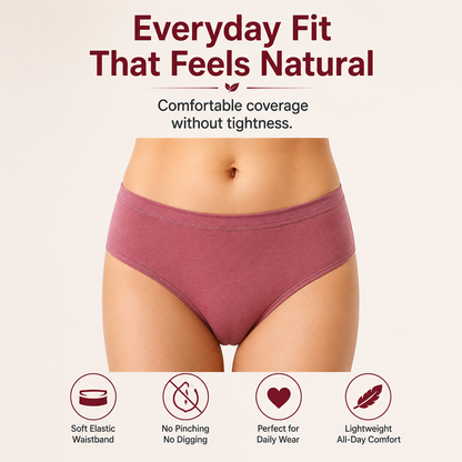 Pack Of 5 - Everyday Bamboo Panties