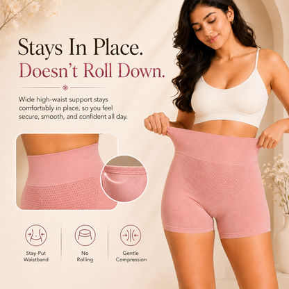 High-Waisted Tummy Tucking Shorts – Pack of 4