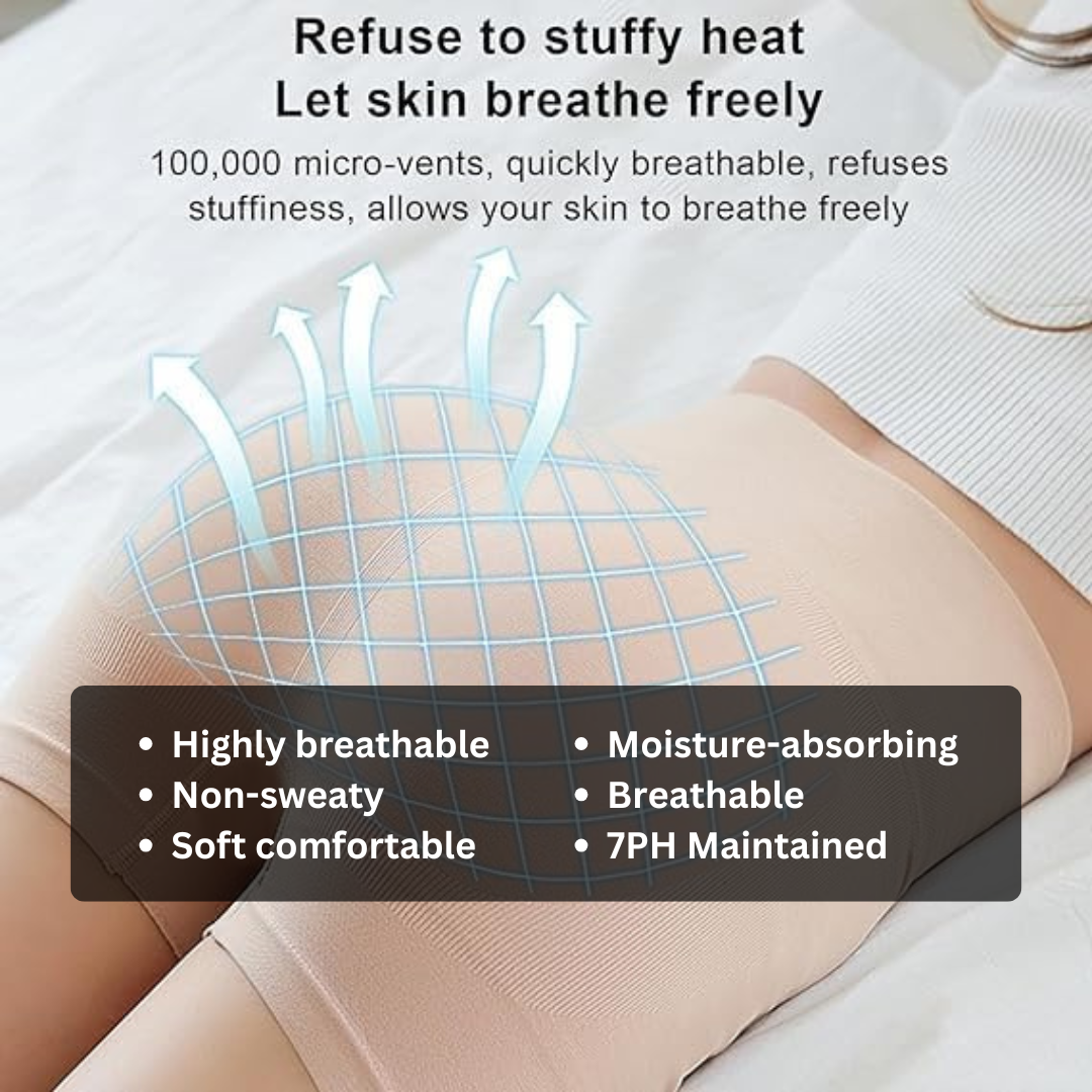 Womens High waisted Tummy Tucking Seamless Shots (Pack of 4 )