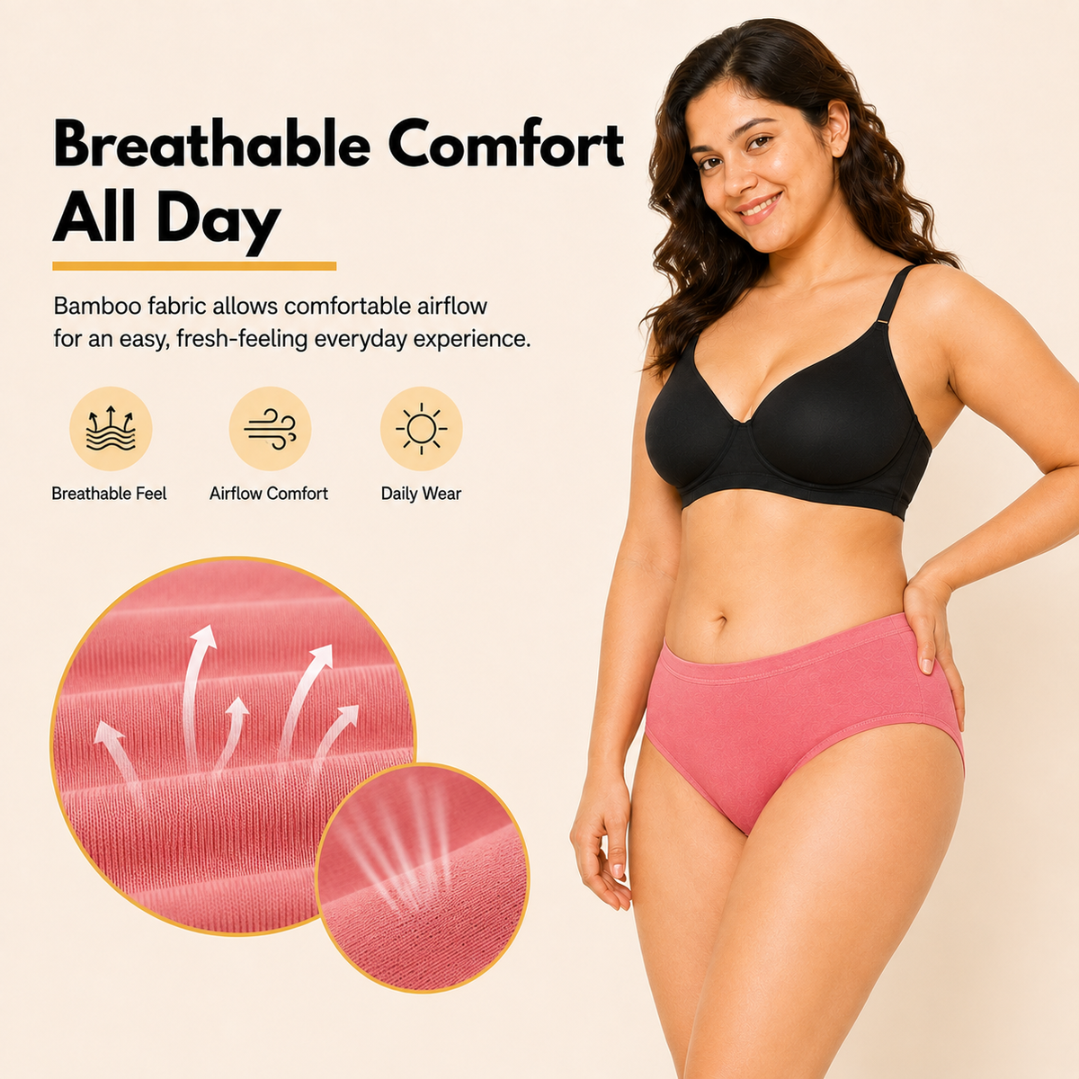 Bamboo Comfort Panties – Pack of 4
