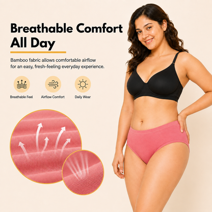 Bamboo Comfort Panties – Pack of 4