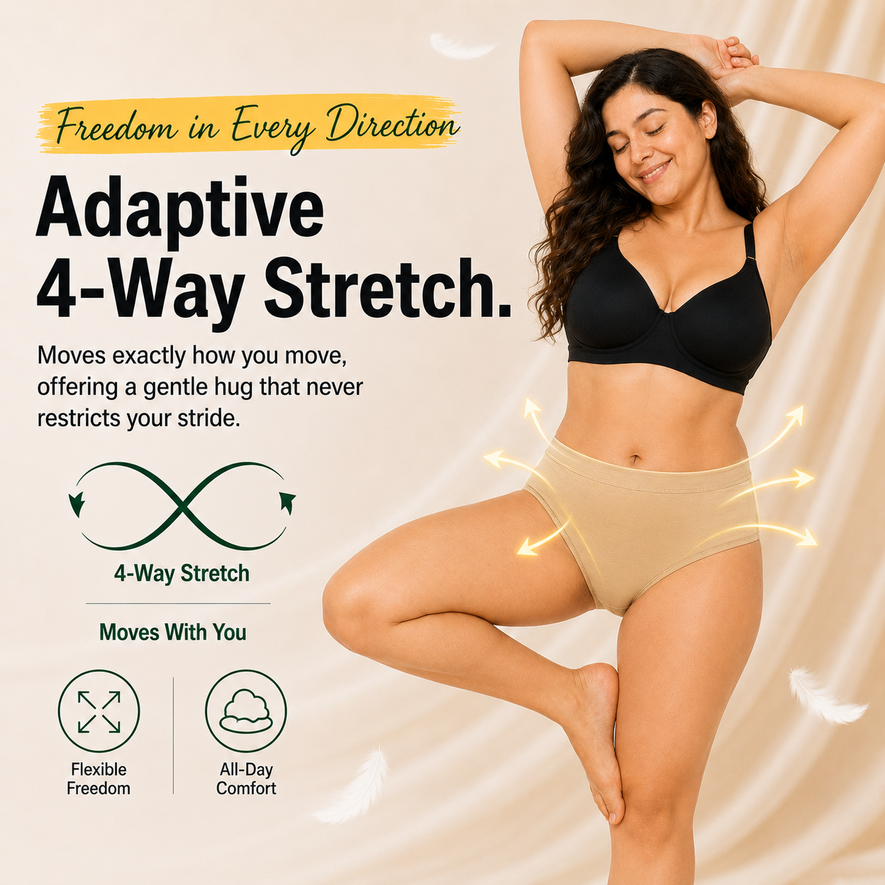 Pack Of 5 - Everyday Bamboo Panties For Womens