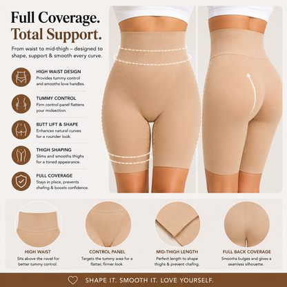 Women’s Tummy Control Thigh Slimming  Seamless  Body Shaper Shorts