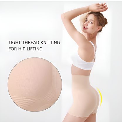Womens High waisted Tummy Tucking Seamless Shots (Pack of 4 )