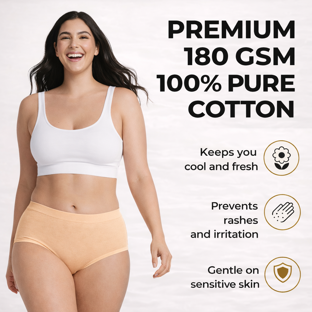 Everyday Comfort Pro – Cotton Panty ( Skin ) Pack of 2