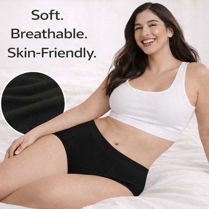 Everyday Comfort Pro – Cotton Panty ( Black ) Pack of 2