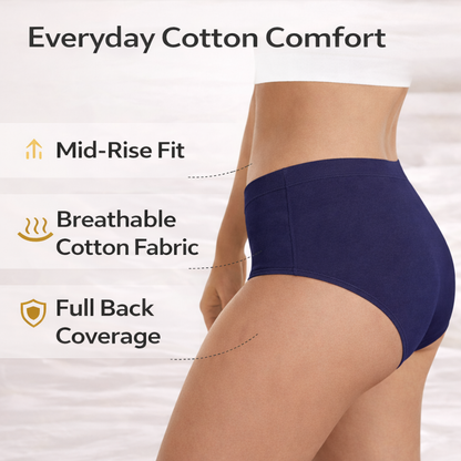 Everyday Comfort Pro – Cotton Panty ( BLUE ) Pack of 2