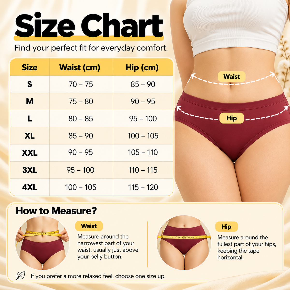 Cool & Comfee Women's Full-Coverage Everyday Underwear – Pack of 4