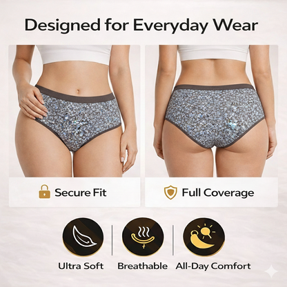 Everyday Comfort Pro – Premium Printed Cotton Panty ( Pack of 3)