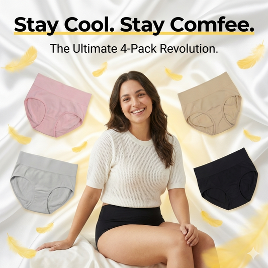 Cool & Comfee High-Waisted Smoothing Briefs (4-Pack)