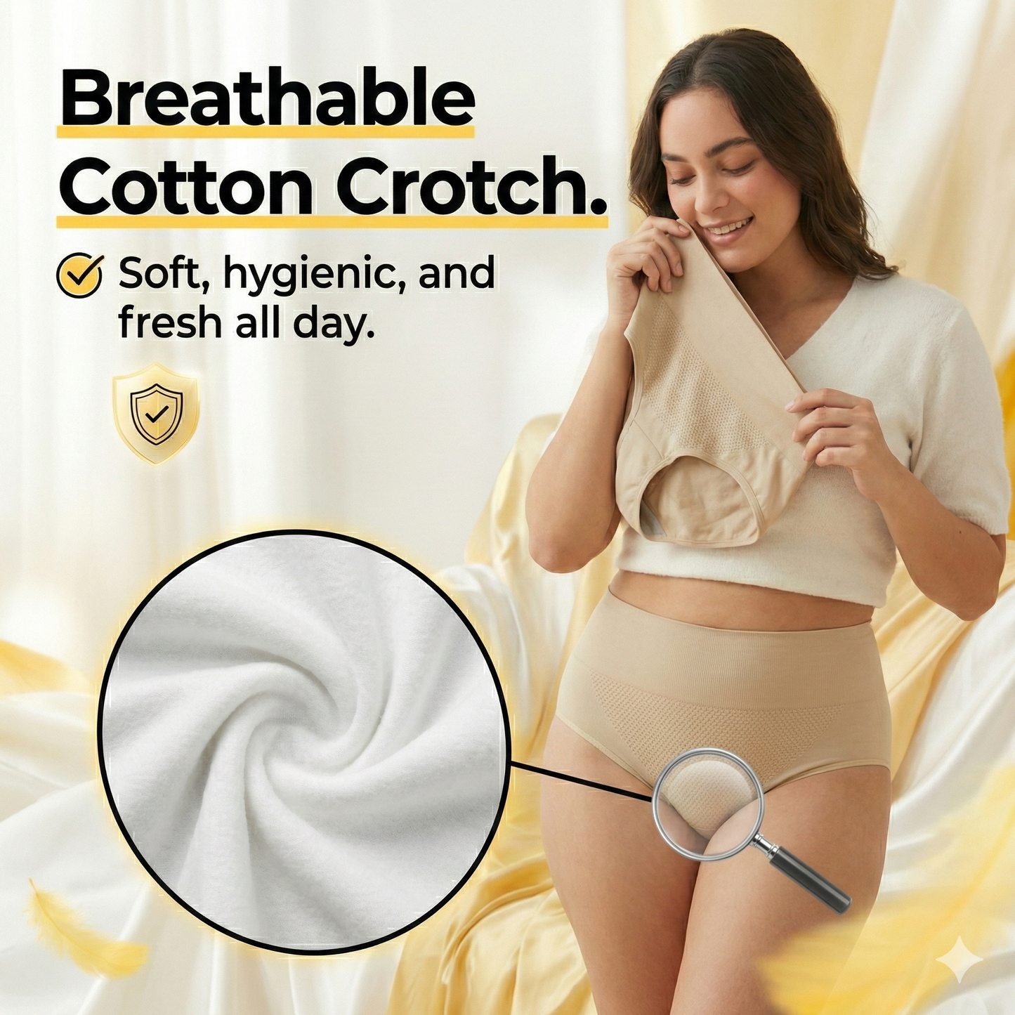 Cool & Comfee High-Waisted Smoothing Briefs (4-Pack)