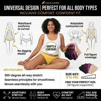 WOMENS All day Comfort Everyday Cotton Panties - Pack Of 5
