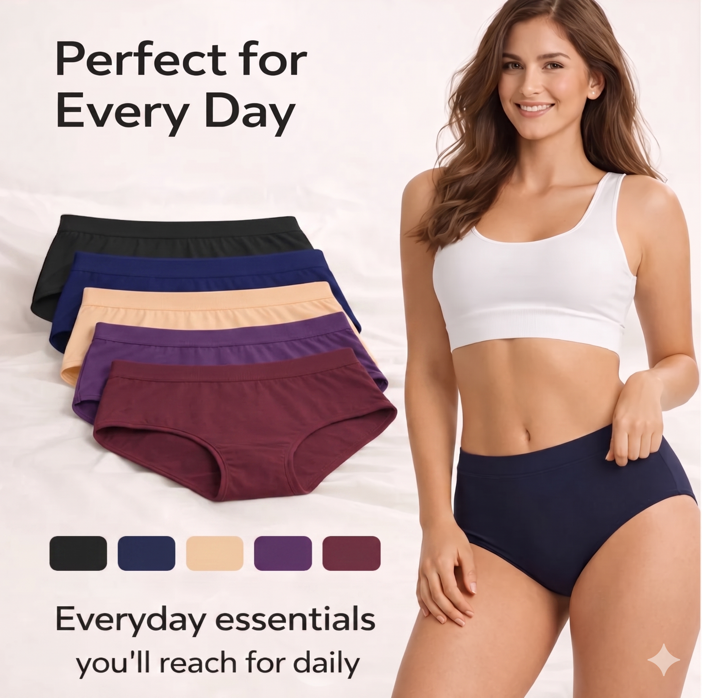 Everyday Comfort Pro – Cotton Panty ( Pack of 5)