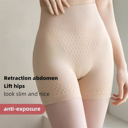 Womens High waisted Tummy Tucking Seamless Shots (Pack of 4 )