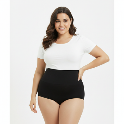 High-Waisted Tummy Support Underwear Pack Of 2