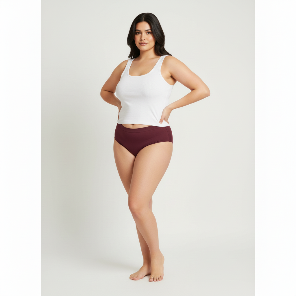 Everyday Comfort Pro – Cotton Panty ( Maroon ) Pack of 2