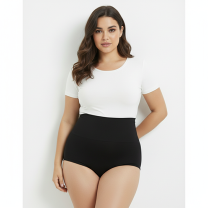 High-Waisted Tummy Support Underwear Pack Of 2