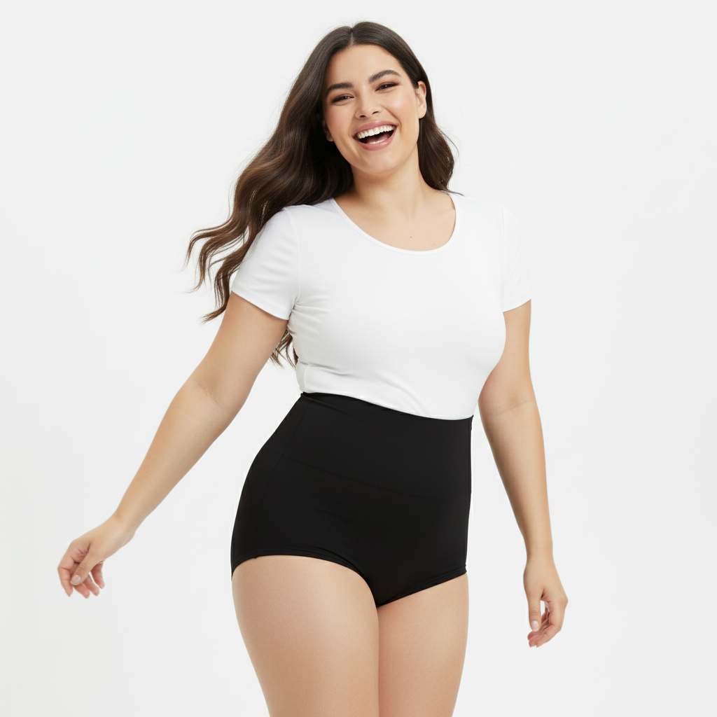 High-Waisted Tummy Support Underwear Pack Of 2