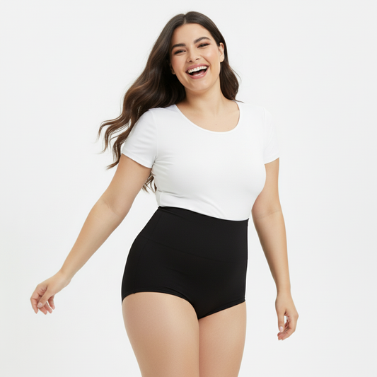 High-Waisted Tummy Control Seamless Underwear Pack Of 2